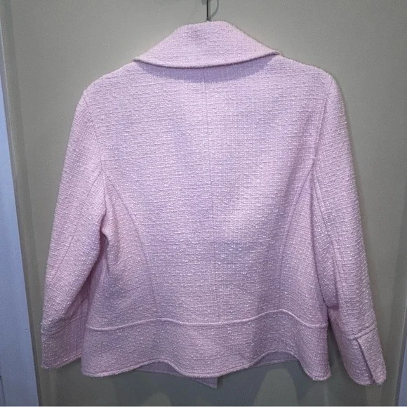 Anne Klein Pink Textured Blazer - Picture 3 of 7